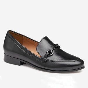 Johnston & Murphy Ali Bit Loafer Black Glove Leather Size 9 NEW